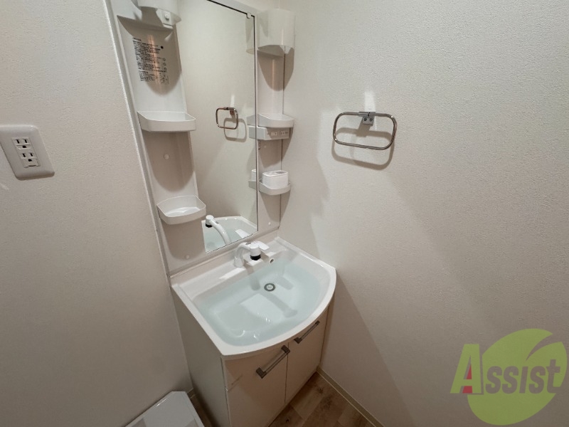 洗面設備　同社施工のフジパレスシリーズです！