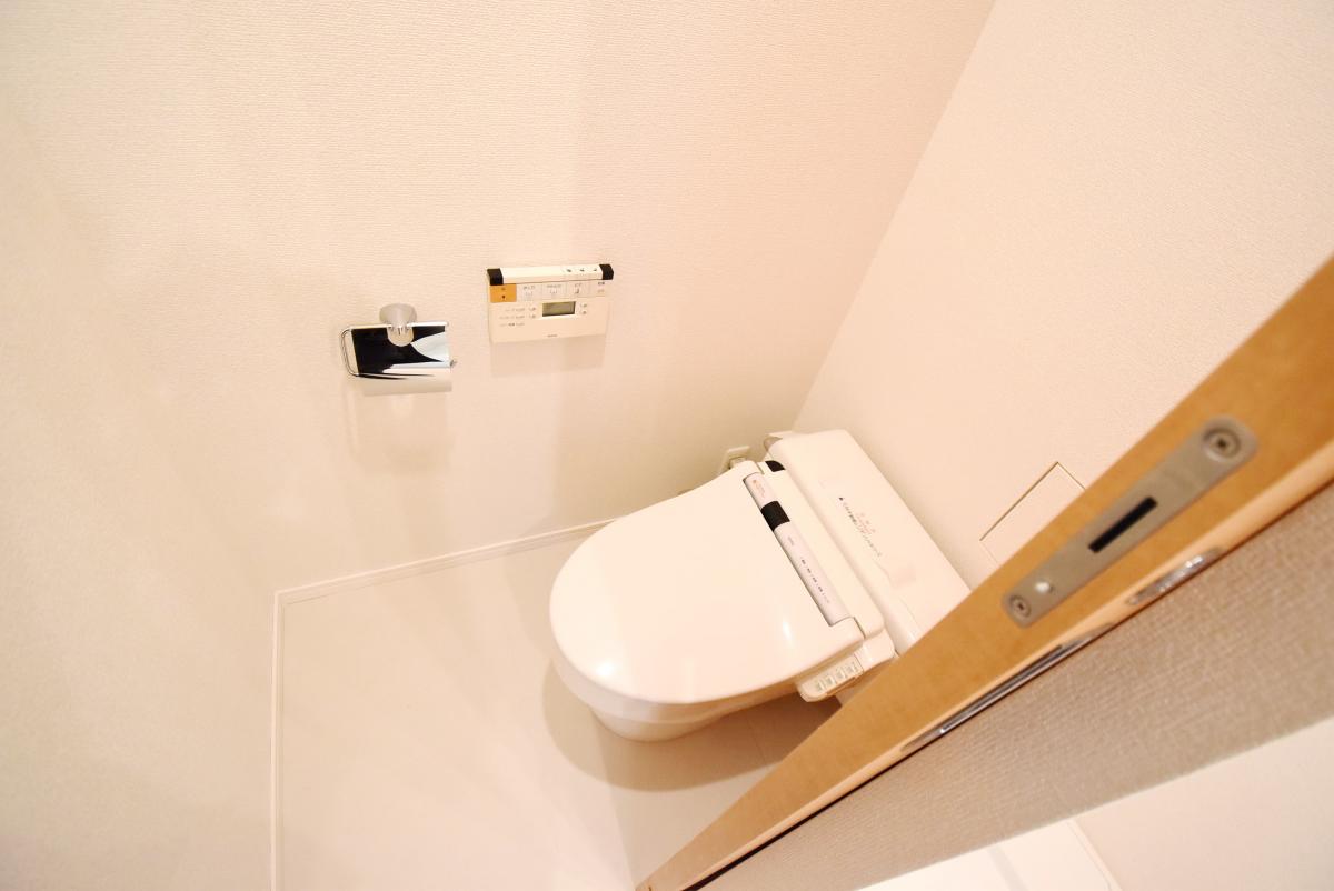 トイレ　ゆったりとした空間のトイレです