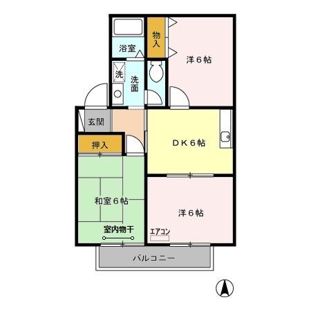 クイーンハイツ IIの間取り写真