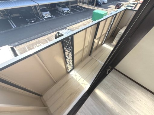 バルコニー　広々としたバルコニーです