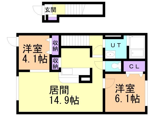 プリムローズエムの間取り