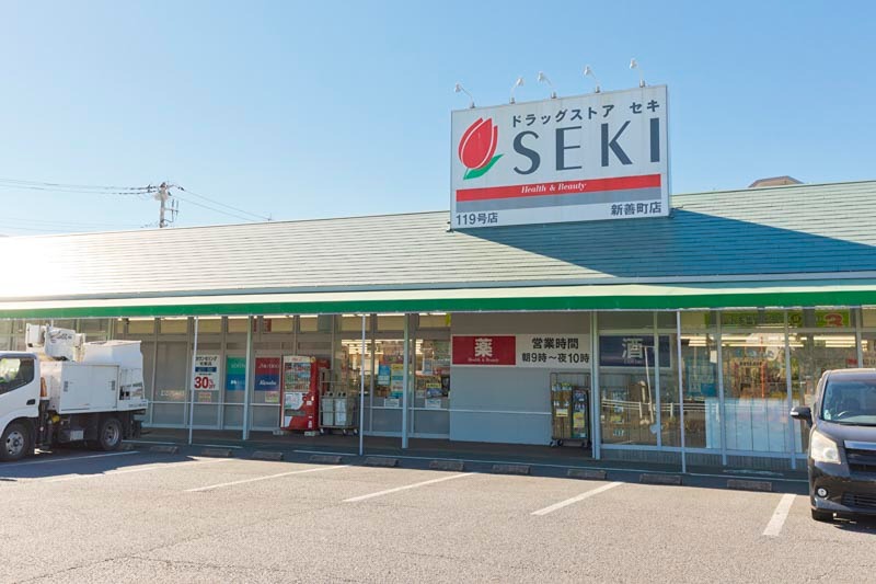 ドラックストア　ドラッグストア セキ 新善町店（ドラッグストア）まで377m