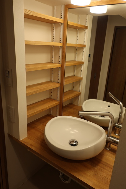 洗面設備　※前回募集時の写真です。