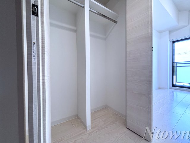 収納　たっぷりとした収納スペースです