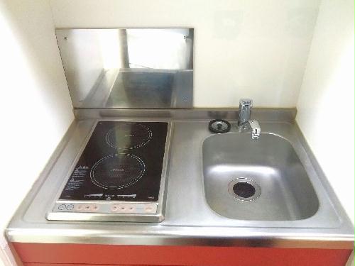 キッチン　安心安全の電気コンロ　2口