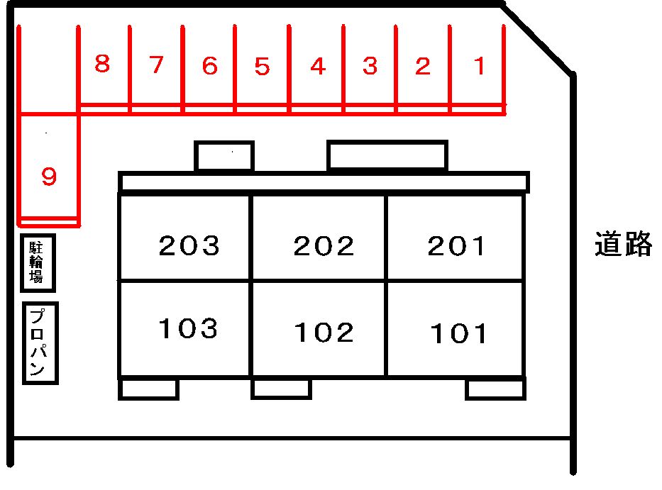 駐車場　駐車場