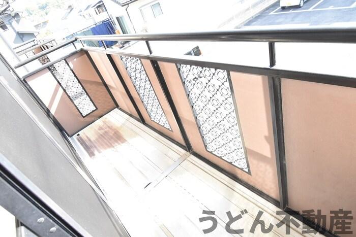 バルコニー　うどん県のお部屋探しはうどん不動産へ うどんちゃんとLINE