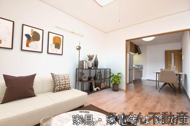 居室・リビング　うどん県のお部屋探しはうどん不動産へ うどんちゃんとLINE