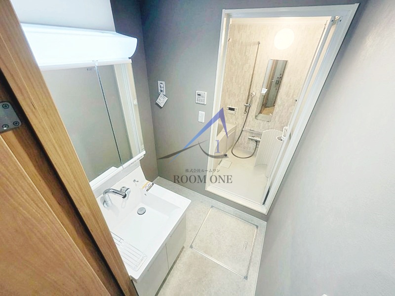 洗面設備　洗面台です。