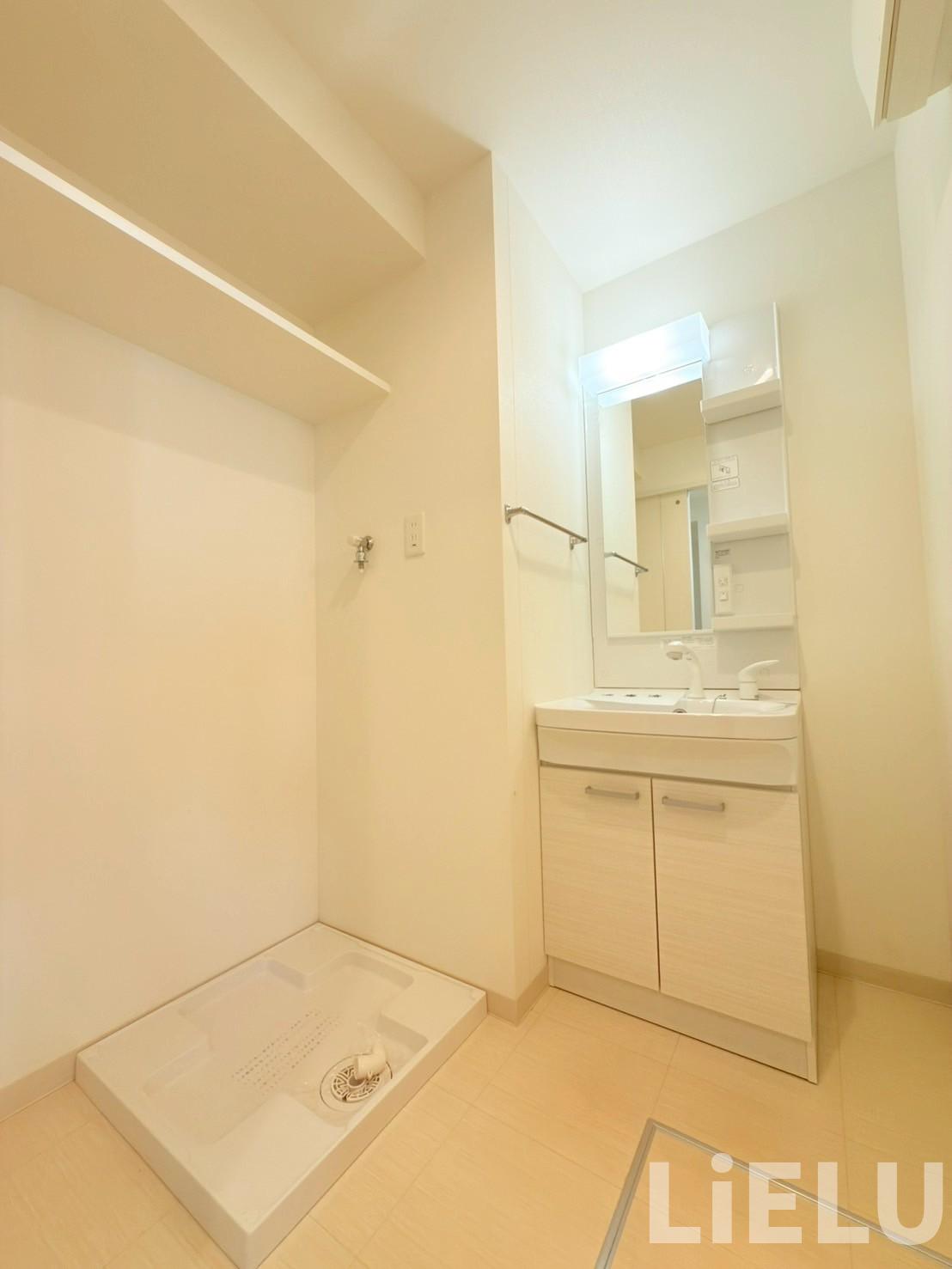 洗面設備　同シリーズ物件のモデルルームになります※現況優先