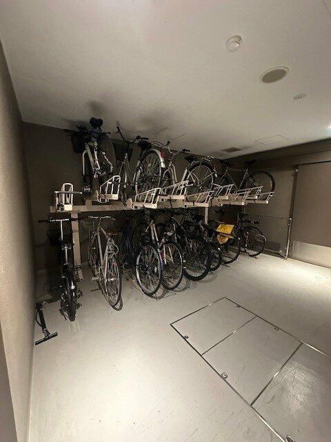駐車場　駐輪場です