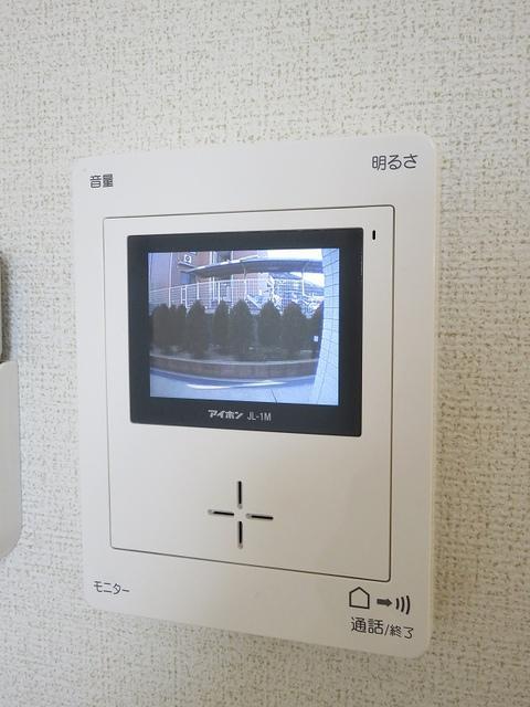 セキュリティ　モニター付きインターホン