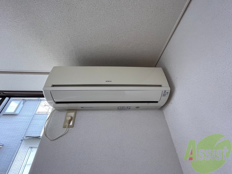 その他設備　エアコンは綺麗ですね。夏や冬もバッチリです。