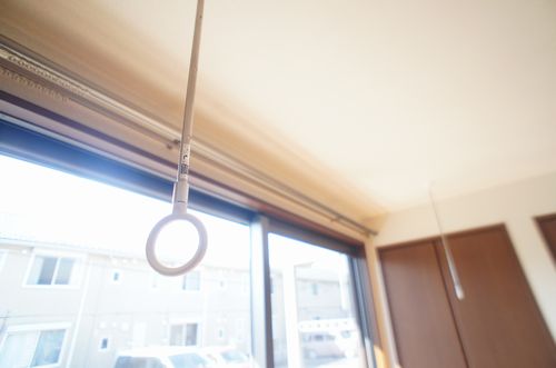 その他設備　洗濯物の室内干しに役立つホスクリーン♪