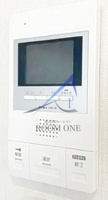 セキュリティ　モニター付インターホンです。