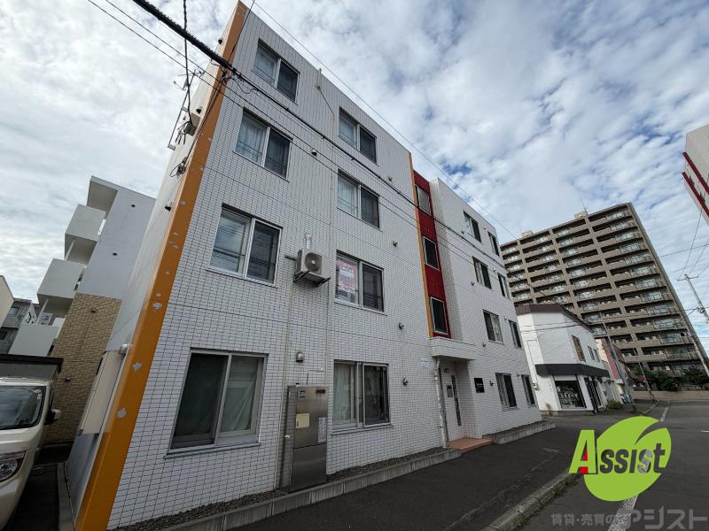 建物外観　札幌市西区二十四軒「キューブ二十四軒４・４」