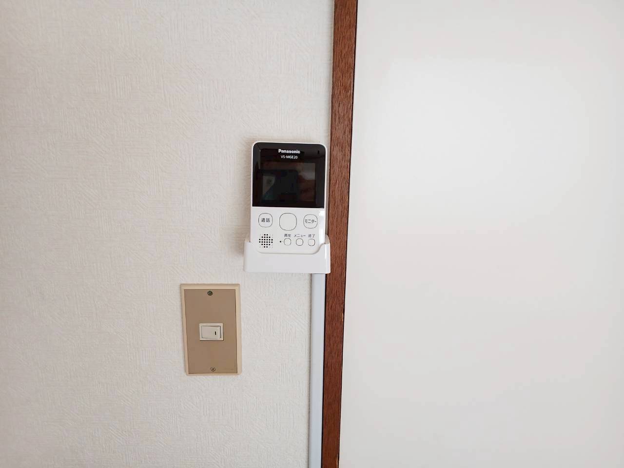 セキュリティ　TVインターホンです