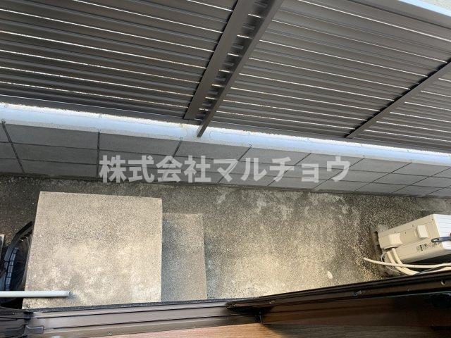 バルコニー　外からの目が気にならないバルコニーで洗濯物が干せます