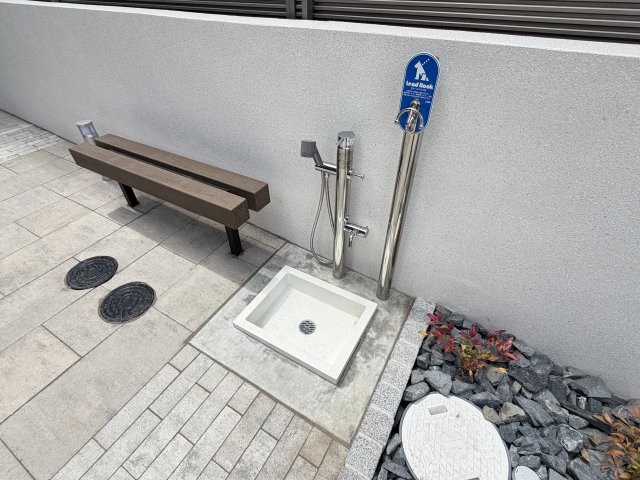 その他　★ペット専用足洗い場★