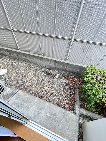 バルコニー　落ち着いた時間を過ごせるバルコニーです