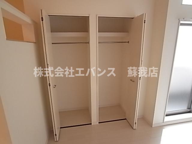 収納　大きなスペースがあり、収納には困りません