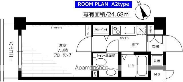 ステージグランデ市谷薬王寺の間取り写真