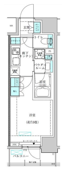 ヴィークブライト蔵前の間取り写真