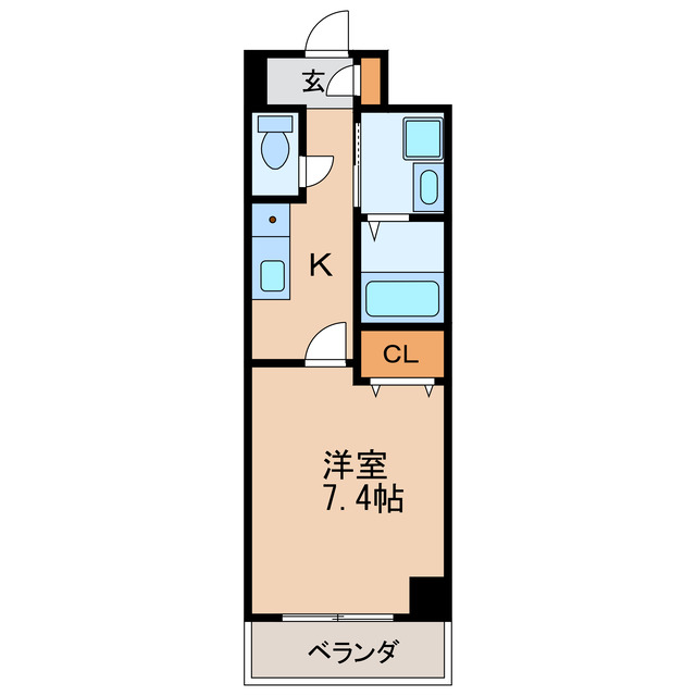CRECER新栄の間取り写真