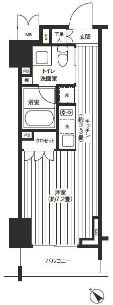レジディア渋谷の間取り写真