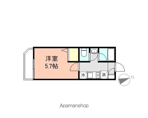 小田急線 玉川学園前駅 徒歩8分 2階建 築8年の間取り写真