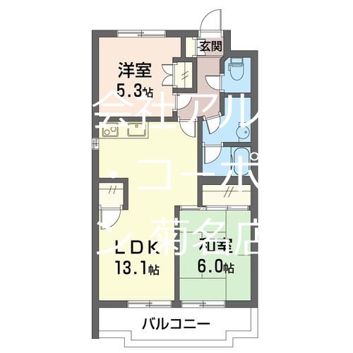グランメール鈴木の間取り写真