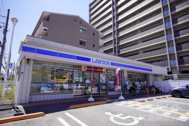 コンビニ　ローソン 新高槻城北店（コンビニ）まで166m