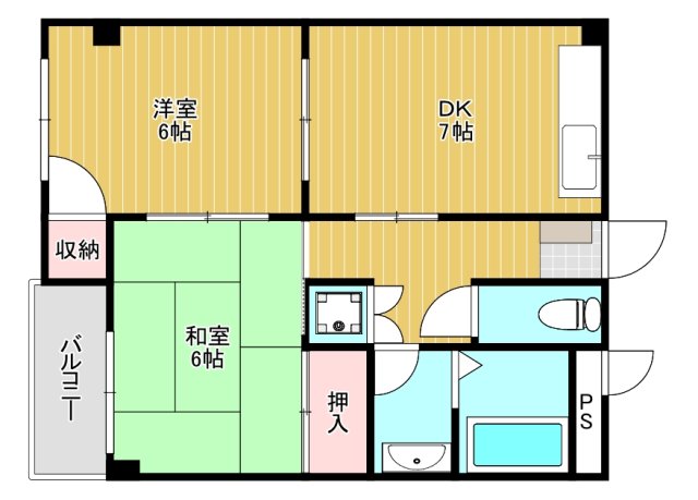ポコアポコ住吉メゾンIIの間取り写真
