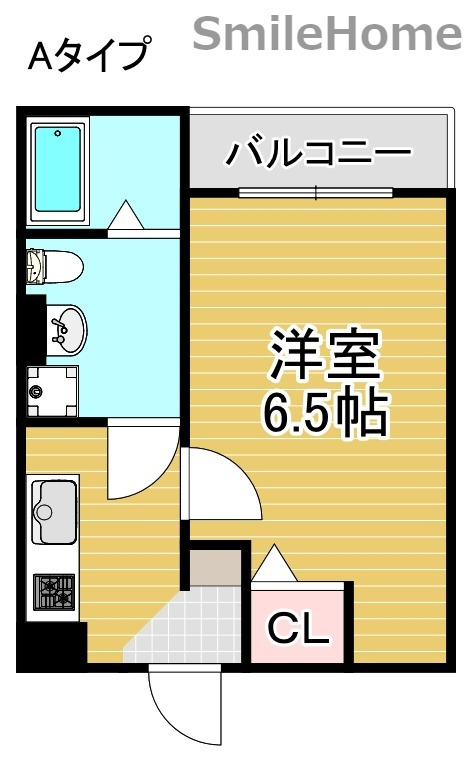 シャトー住之江の間取り写真