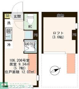 ハーモニーテラス平井VIIIの間取り写真
