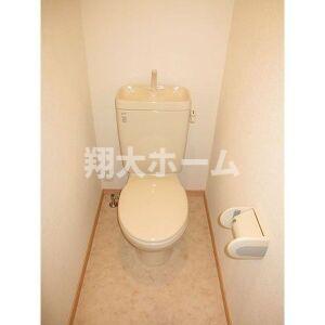 ソーレルーナA棟のトイレ写真