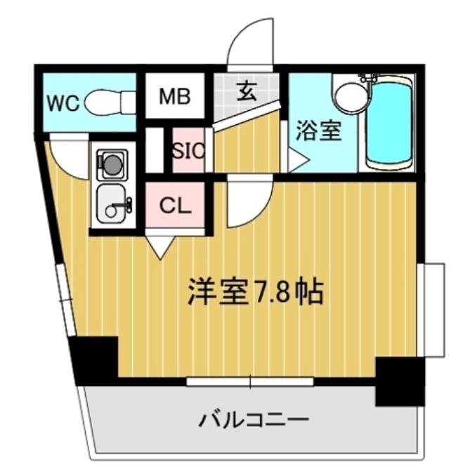 サンライズ長田の間取り写真