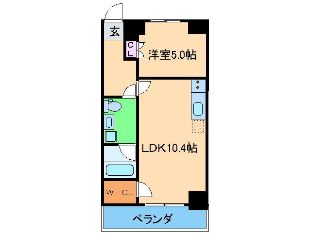 La Douceur中之島の間取り写真
