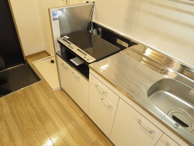 キッチン　IHコンロ2口コンロ付参考画像