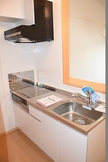 キッチン　写真は２０５号室です