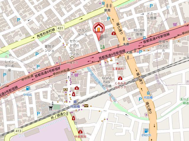 その他　周辺地図です