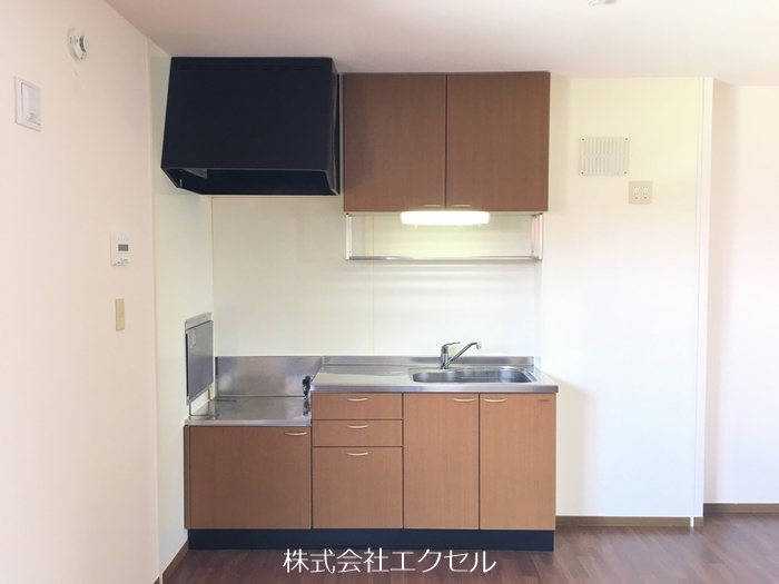 キッチン　お好きなガスコンロを設置できます。