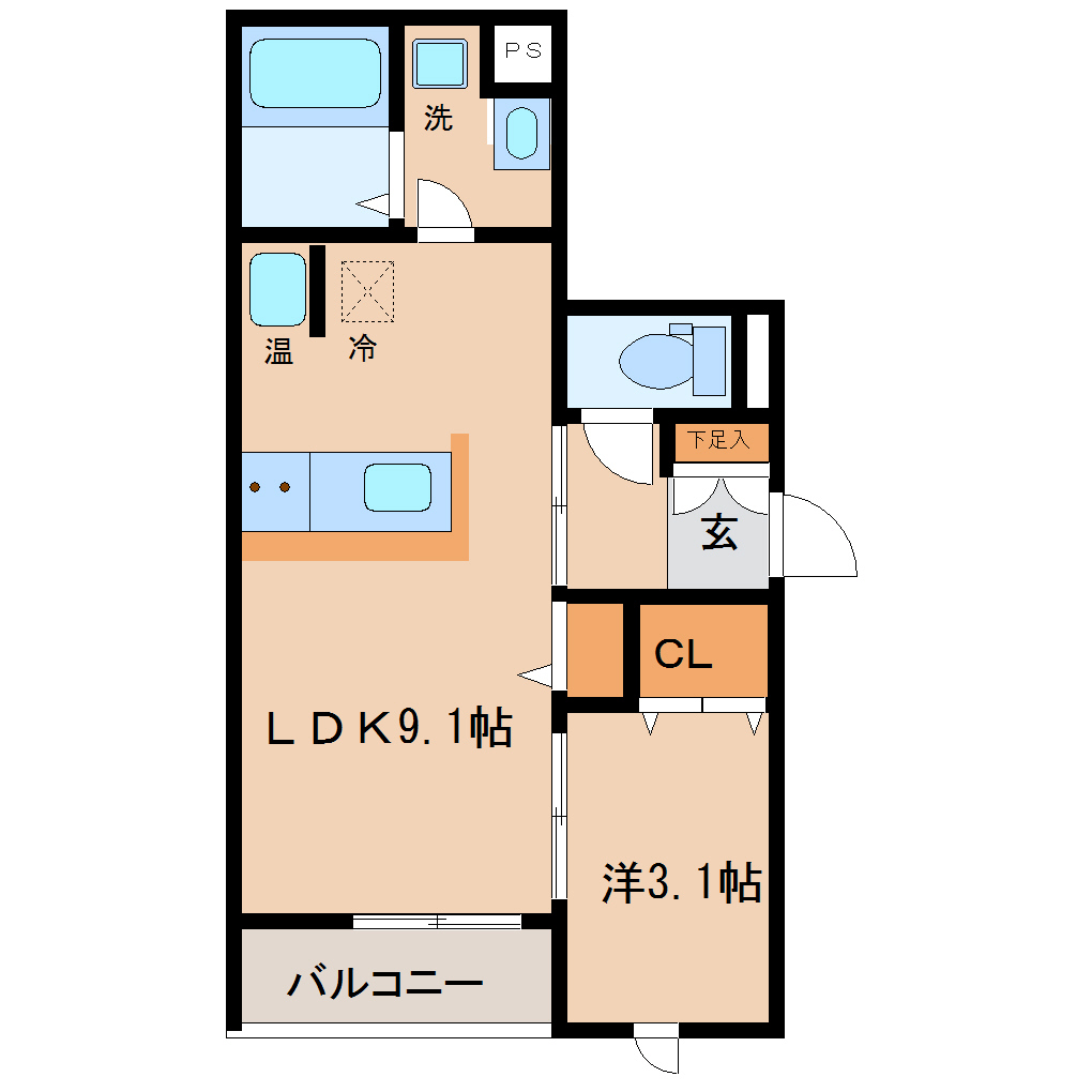 アーバンコートIIの間取り