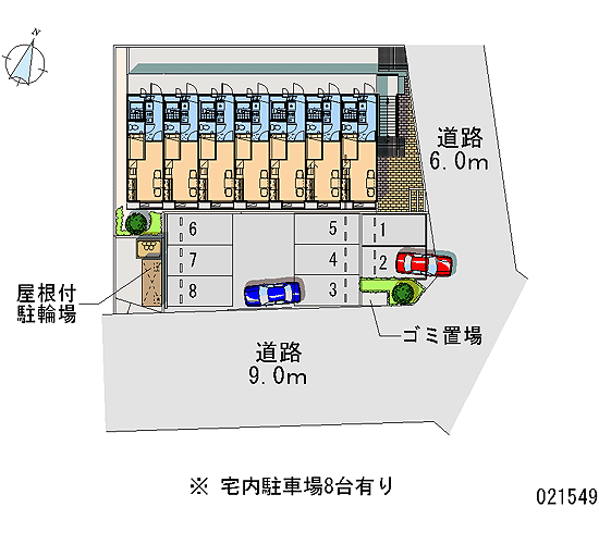 駐車場　配置図