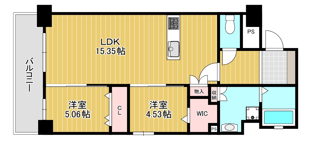 スマート大手町の間取り