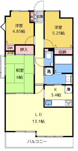 アメニティ桜本町の間取り