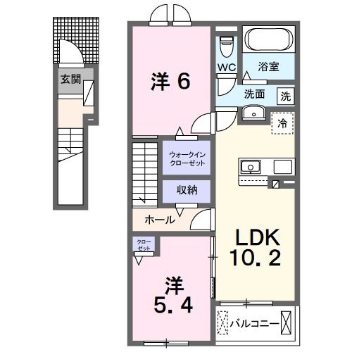 【カルム・アゼリア　Iの間取り】