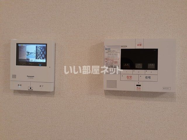 【南アルプス市鏡中條のアパートのセキュリティ】