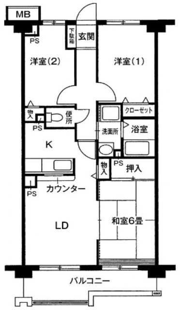 グリーンヒル ソウブの間取り