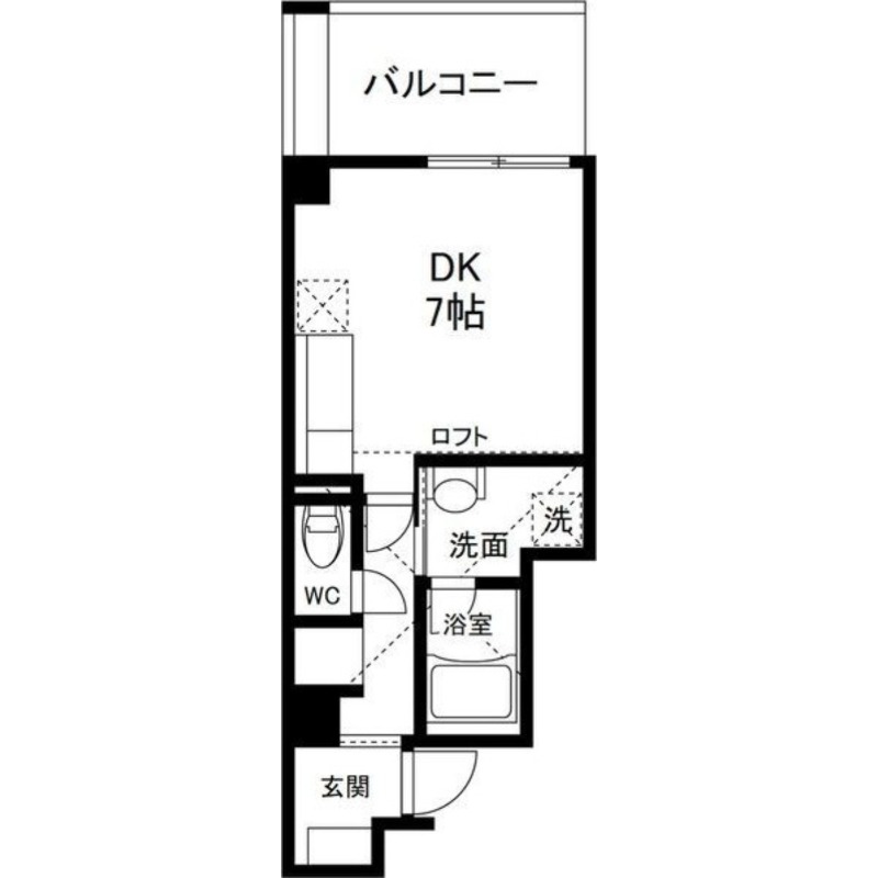 ベルシモンズ谷町の間取り